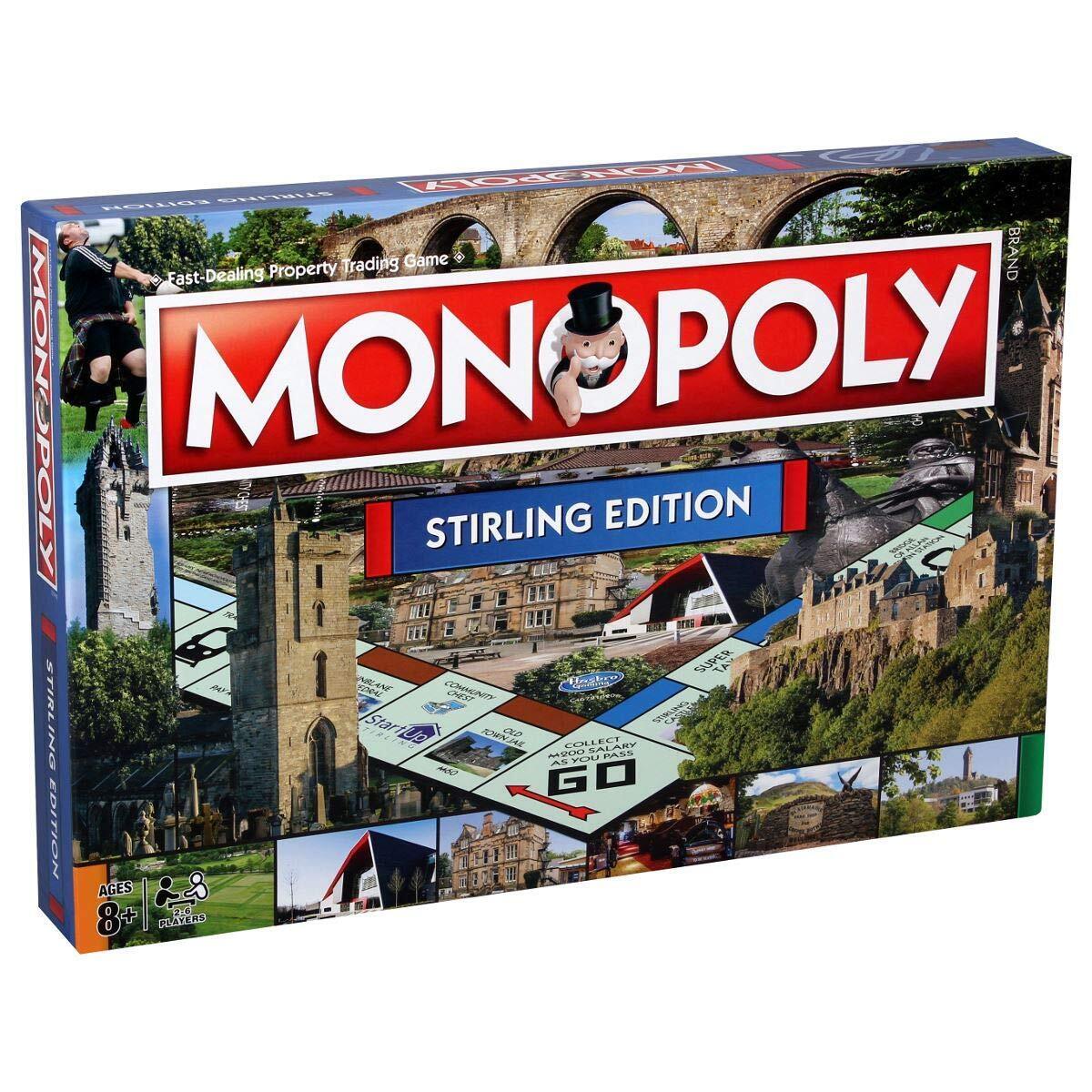 Winning Moves Stirling Monopoly Board Game, Advance to the University of Stirlin