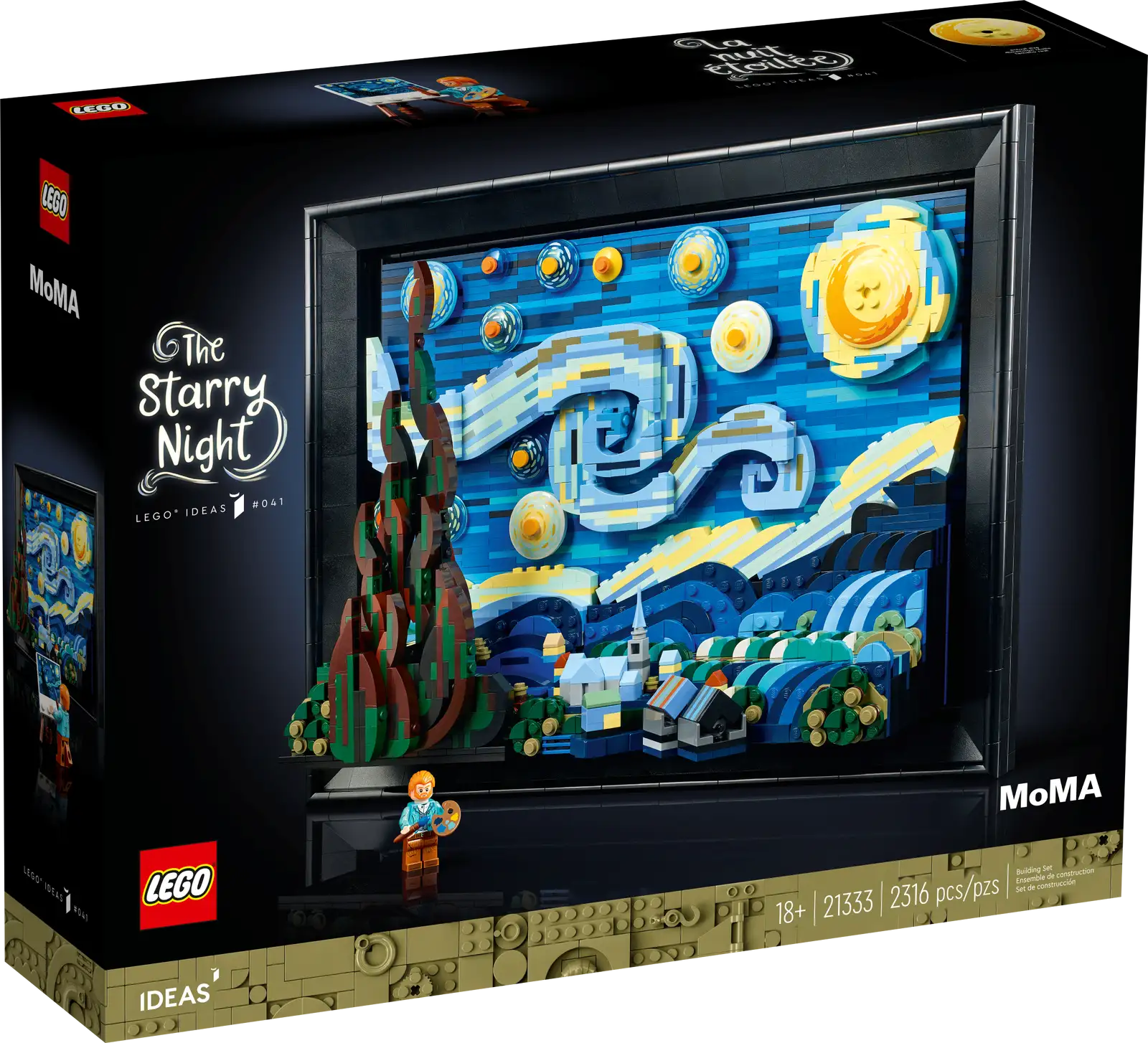 21333 LEGO Ideas Vincent van Gogh - The Starry Night / Notte Stellata [NUOVO]