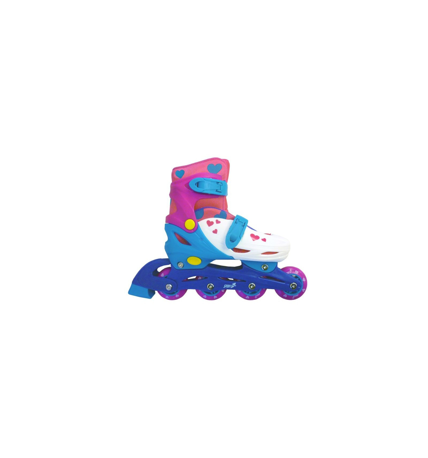 Pattini in linea Sport-One Easy Roller rosa 35-38 portata 60kg