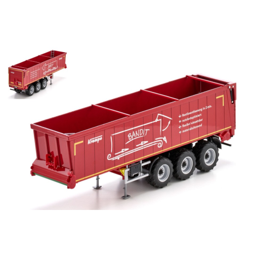 CARRO RACCOLTA C/TRASPORTATORE KRAMPE CONVEYOR BELT TRAILER SB II 1:32 Wiking
