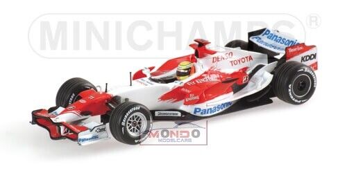1:43 Minichamps Toyota Tf107 Schumacher 2007 400070011 Diecast Modellino