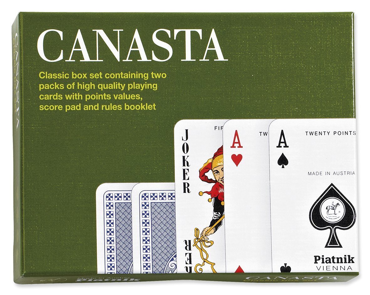 Gibsons Canasta Double Deck Playing Cards from Piatnik   Card Game   Pack of car