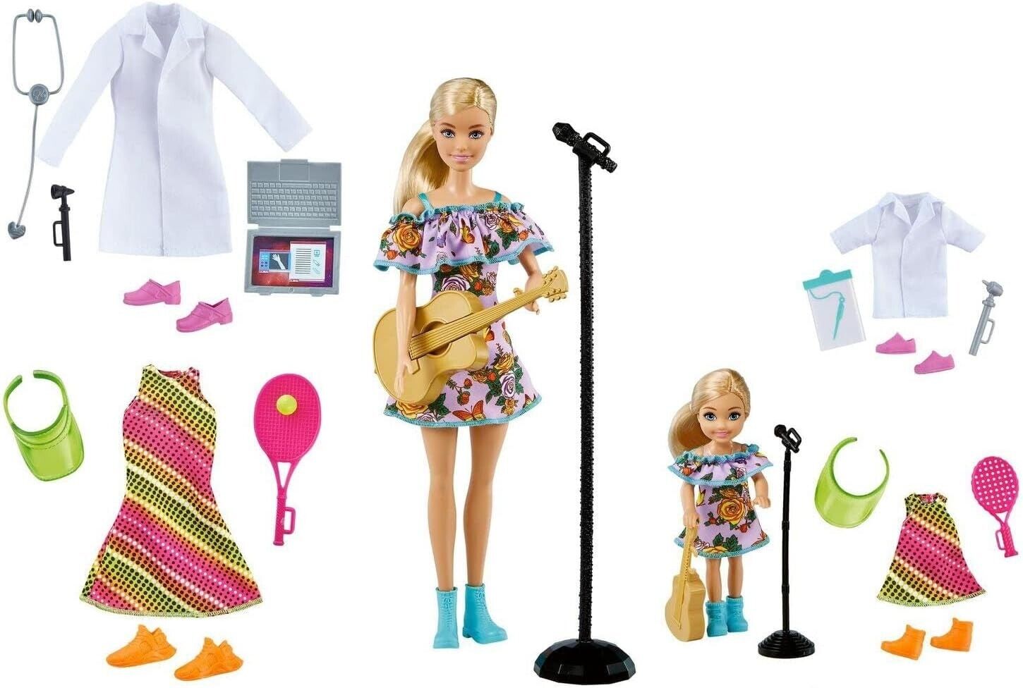 BARBIE MATTEL+CHELSEA  PROFESSIONI E ACCESSORI GNF01