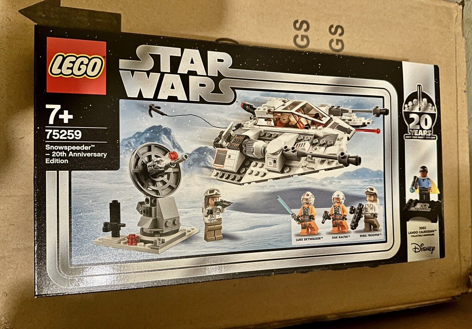 LEGO Star Wars Snowspeeder – 20 Anniversario 75259 Nuovo Sigillato