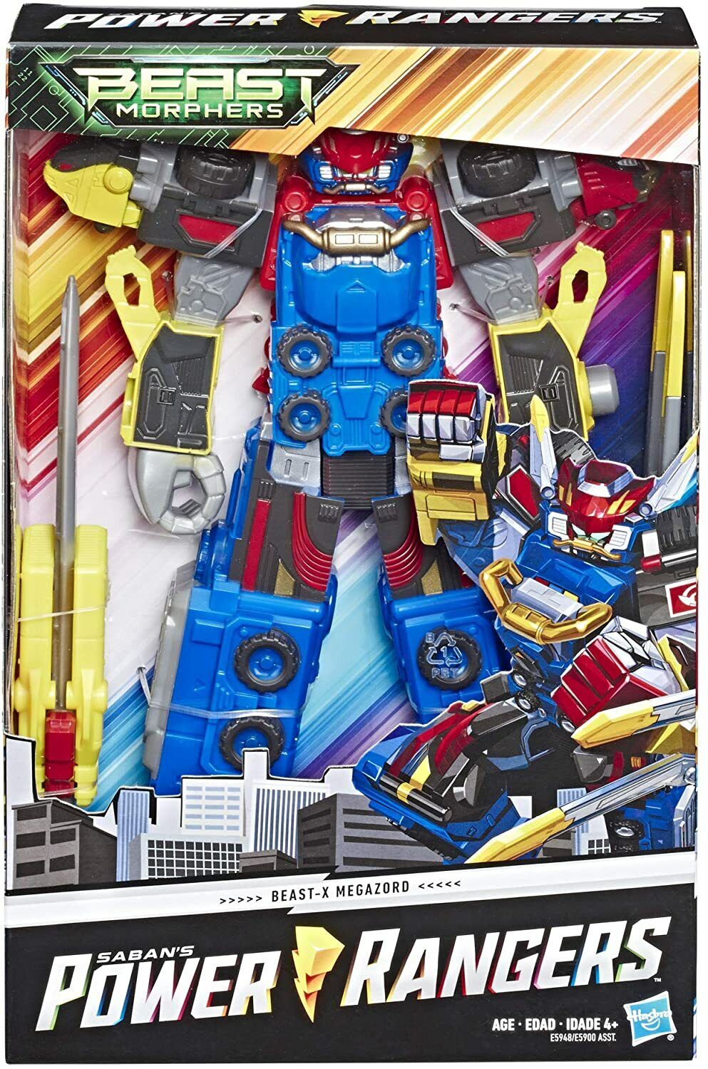 Power Rangers Beast Morphers - Beast-X Megazord 25 cm, Hasbro E5900-E5948