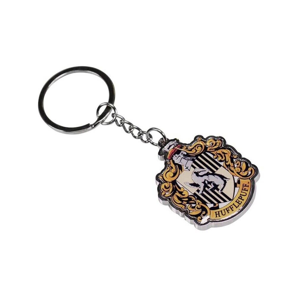 Harry Potter Keyring With Header Card Hufflepuff - Portachiavi Simbolo Tassoross
