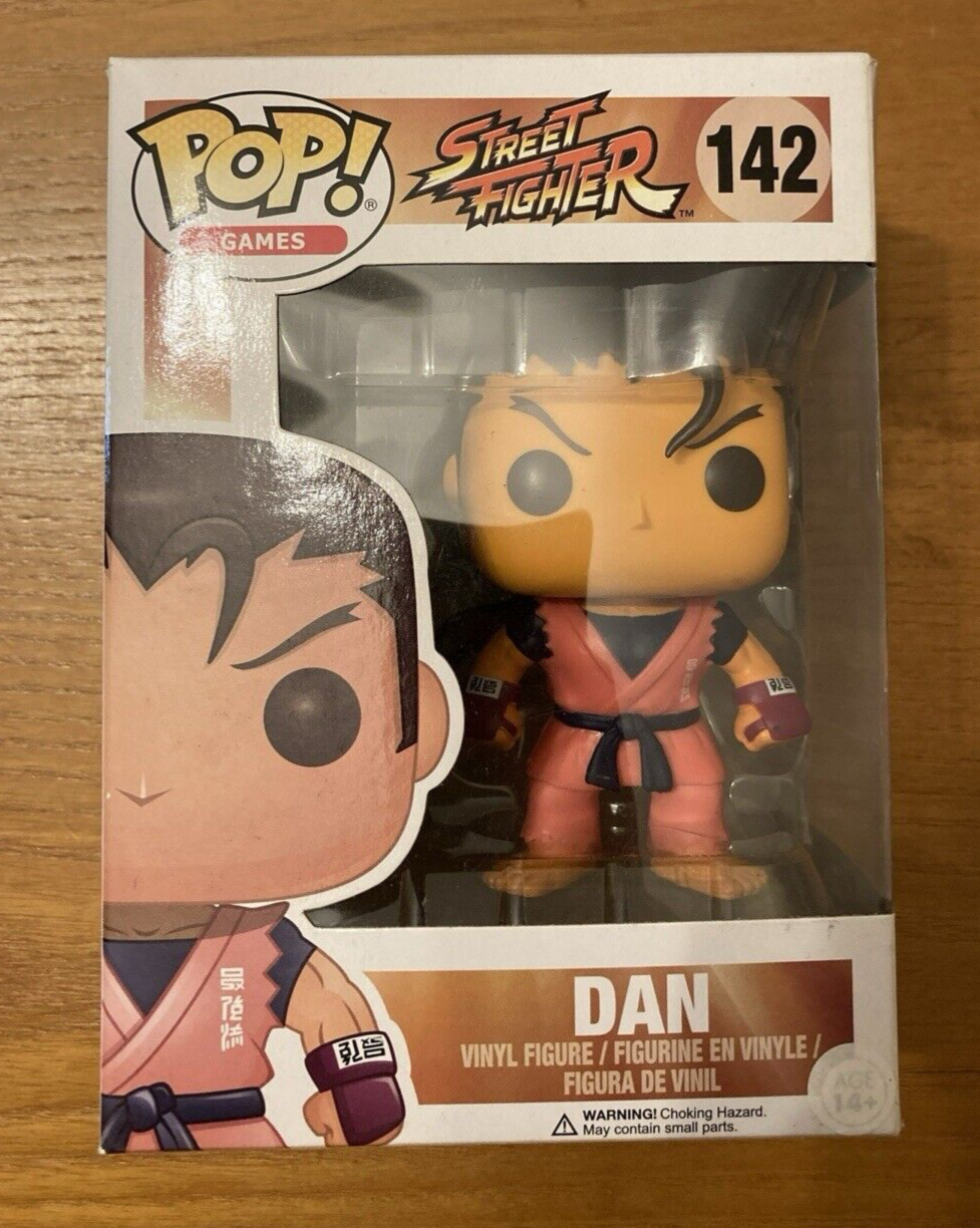 Funko Pop! Games 142 DAN Street Fighter Nuovo Sigillato #142 Vinyl Action Figure