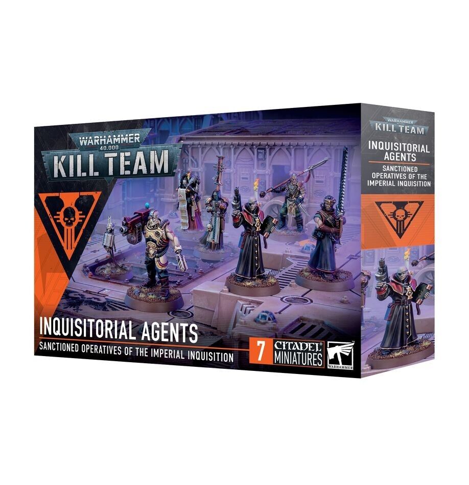 AGENTI INQUISITORIALI set di 7 miniature KILL TEAM inquisitorial agents WARHAMME
