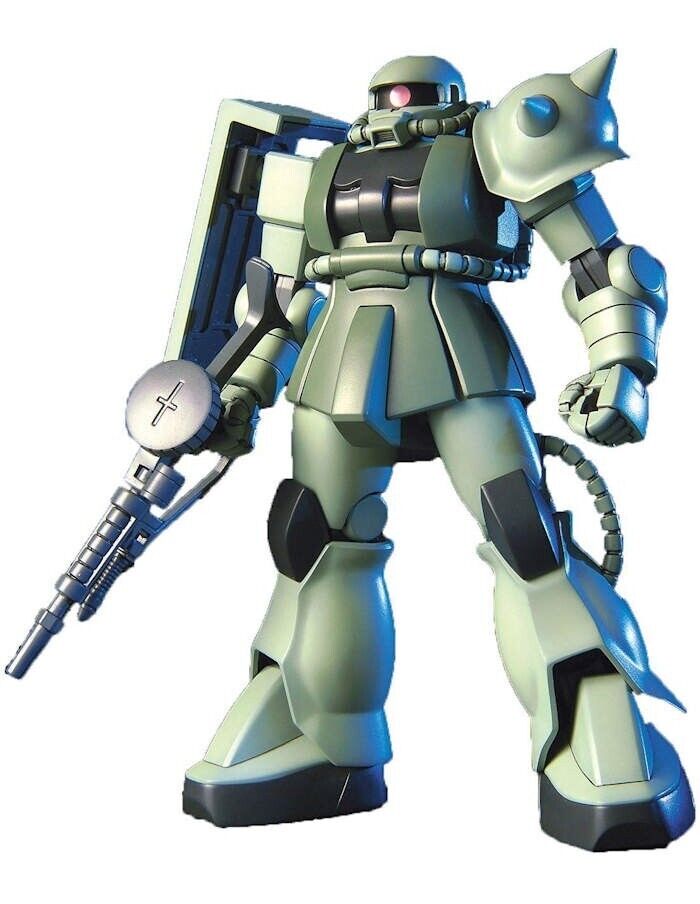 BANDAI MODEL KIT GUNDAM HGUC MS 06 ZAKU II MASS PRODUCTION NEW NUOVO