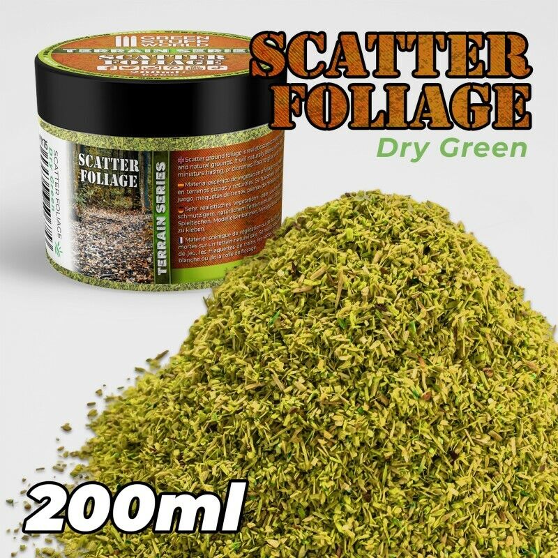 Foglie secche - VERDE SECCO - 200 ml - Erba basi basette vegetazione