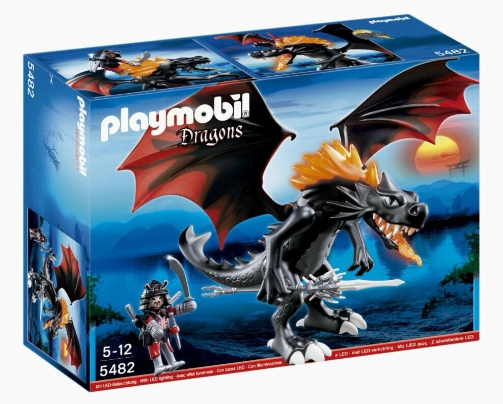 PLAYMOBIL 5482 DRAGON - DRAGO GIGANTE SPUTAFUOCO CON LED MULTICOLORE