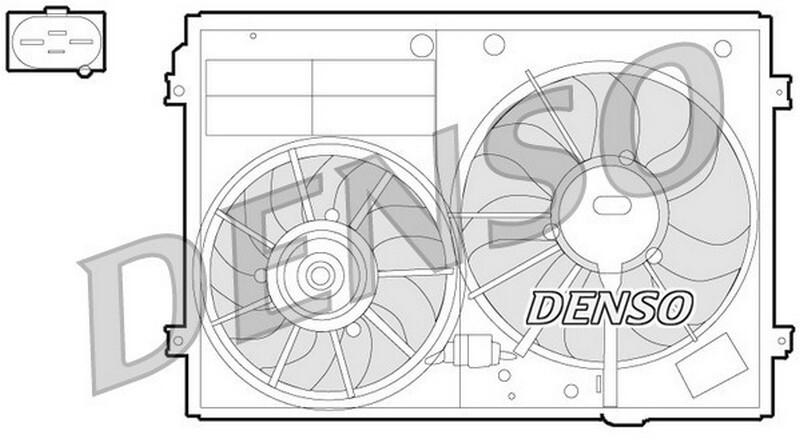Ventola Raffreddamento motore PER Audi A3 2.0 TDI 16V 103 KW 140 CV
