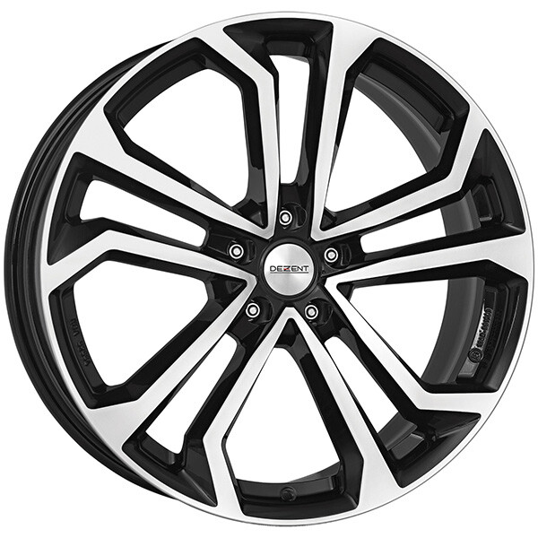 CERCHIO IN LEGA DEZENT TA DARK PER HYUNDAI SANTA FE 7X17 5X114.3 BLACK/POLI 2WI