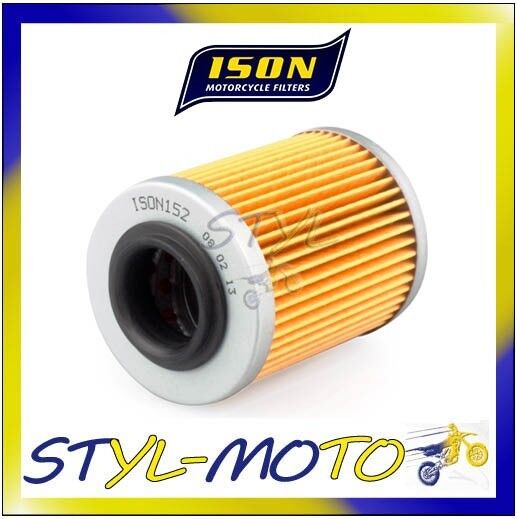FILTRO OLIO MOTORE ISON 152 = HIFLO HF152 CAN AM 500 XT OUTLANDER MAX 2010