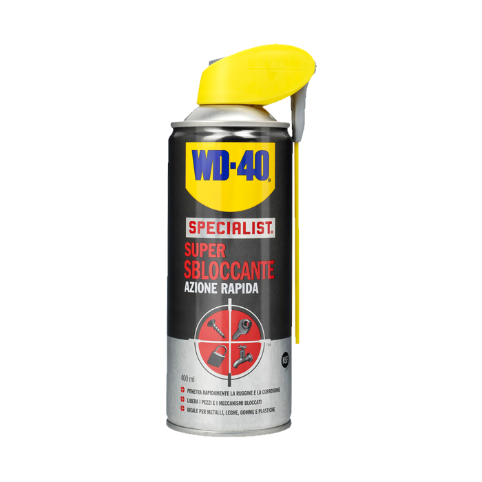 WD-40 SPECIALIST SUPER SBLOCCANTE SPRAY AZIONE RAPIDA 400 ML CON APPLICATORE