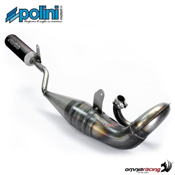 Marmitta Polini modello sport silenziatore in alluminio per Piaggio Ciao