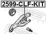 Kit di riparazione cilindro frizione 2599-CLF-KIT FEBEST per PEUGEOT CITROËN