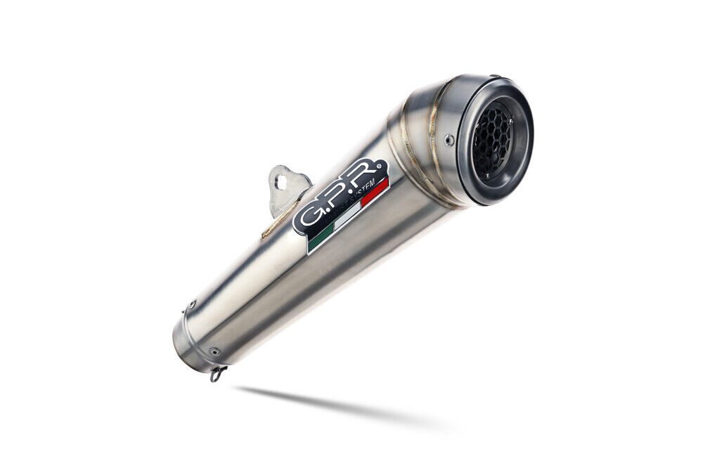 GPR exhaust approved satin steel Powercone Evo BMW F800GT 2012-2016