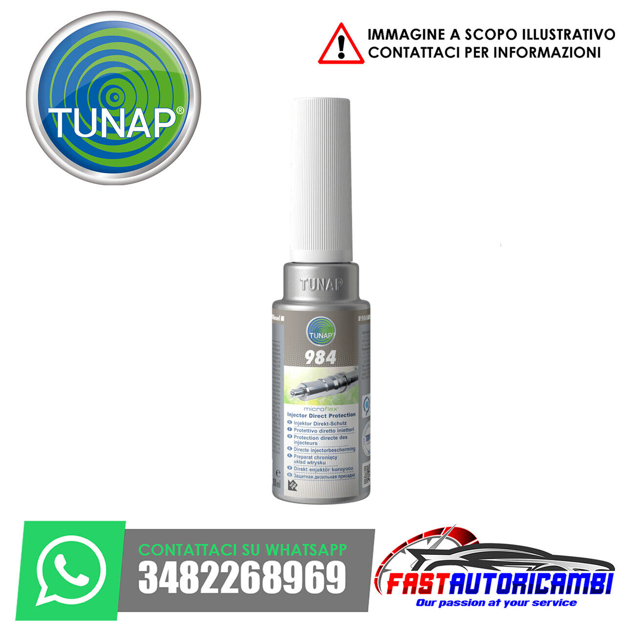 TUNAP 984  ADDITIVO PROTETTIVO DIRETTO INIETTORI GASOLIO DIESEL NAFTA