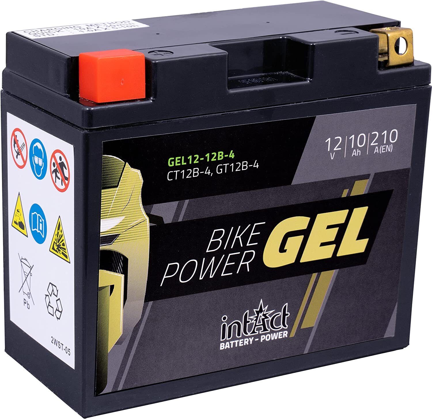 YT12B-BS BATTERIA AL GEL INTACT PER YAMAHA TDM 900 2012 - SPUNTO 210 Ah