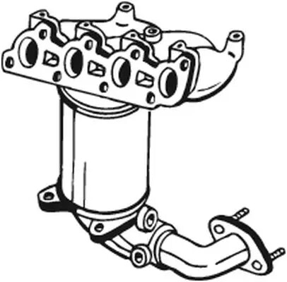Catalizzatore Euro 4 099-346 BOSAL per FORD FIESTA V FIESTA V Van