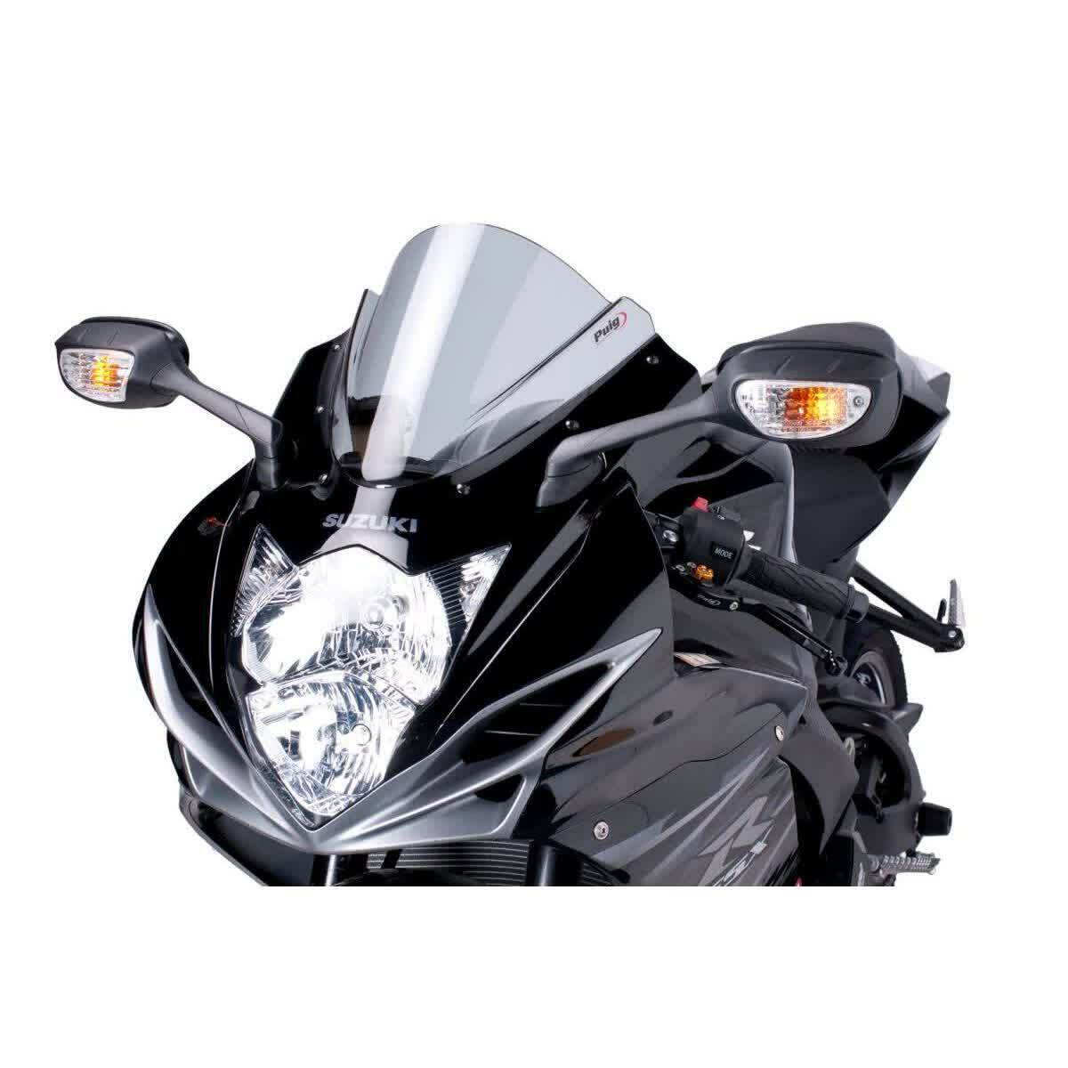 per Suzuki GSXR 750 2011 > CUPOLINO PUIG DOPPIA BOLLA FUMÉ CHIARO RACING PARABRE