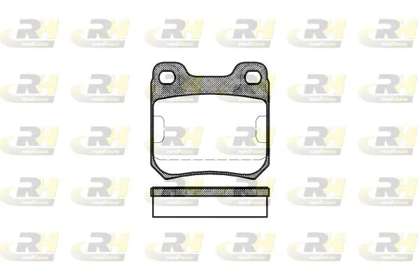Pastiglie freno Assale posteriore 2239.00 ROADHOUSE per OPEL SAAB
