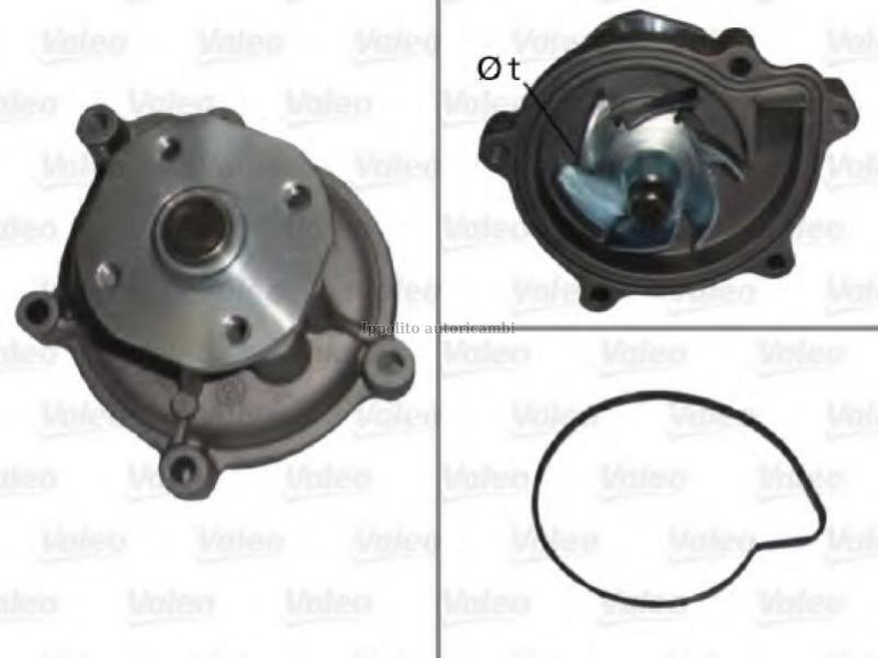 506899 POMPA ACQUA MERCEDES A-CLASS. B-CLASS MERCEDES-BENZ 6402000301, MITSUBISH