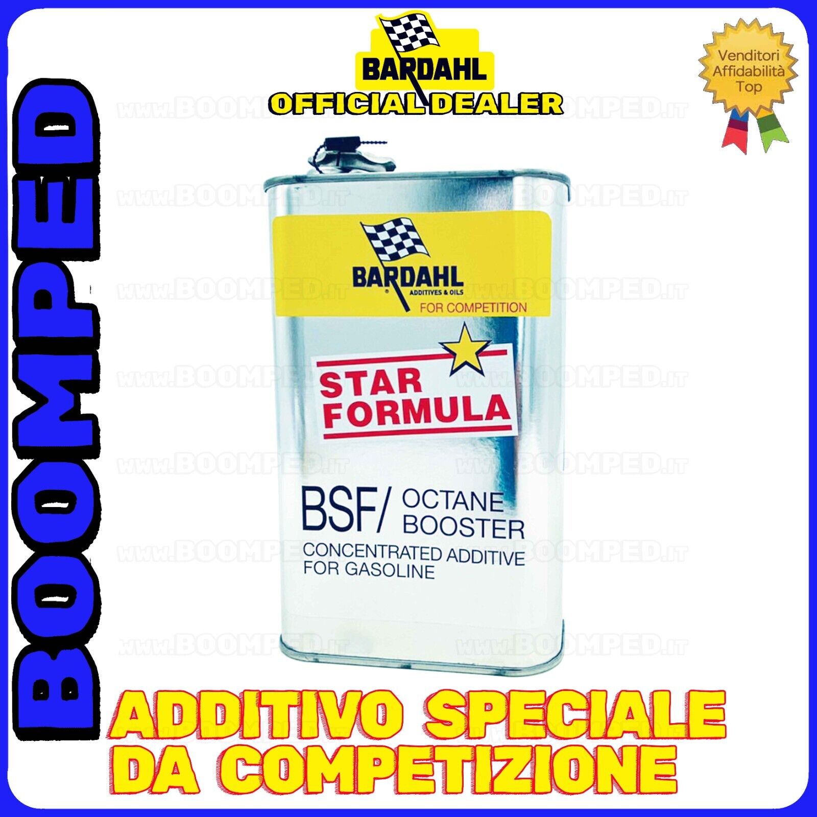 Additivo Bardahl Motore Benzina Auto Octane Booster Elevatore Ottani 1 LT BD17