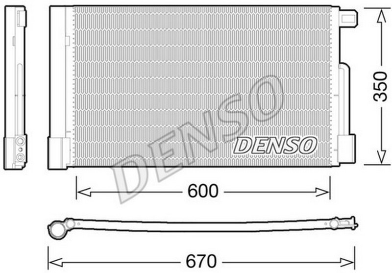 Condensatore Climatizzatore PER Fiat Grande Punto 1.4 16V 112 KW 152 CV