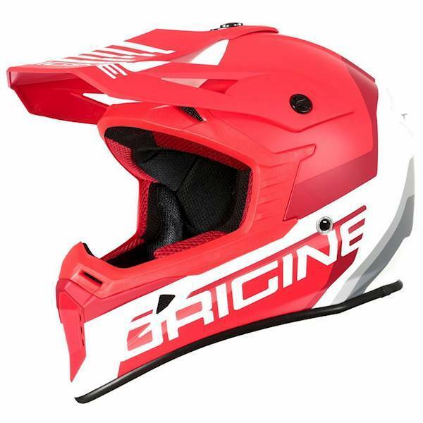CASCO MX ORIGINE HERO Red - White Matt TG. L