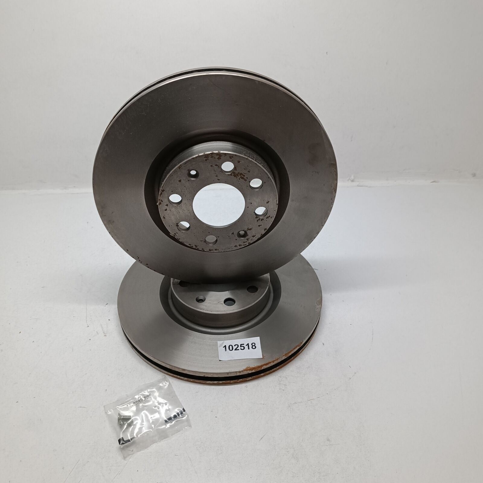 COPPIA DISCHI FRENO ANTERIORI COUPLE FRONT BRAKE DISC PER FIAT GRANDE PUNTO 199