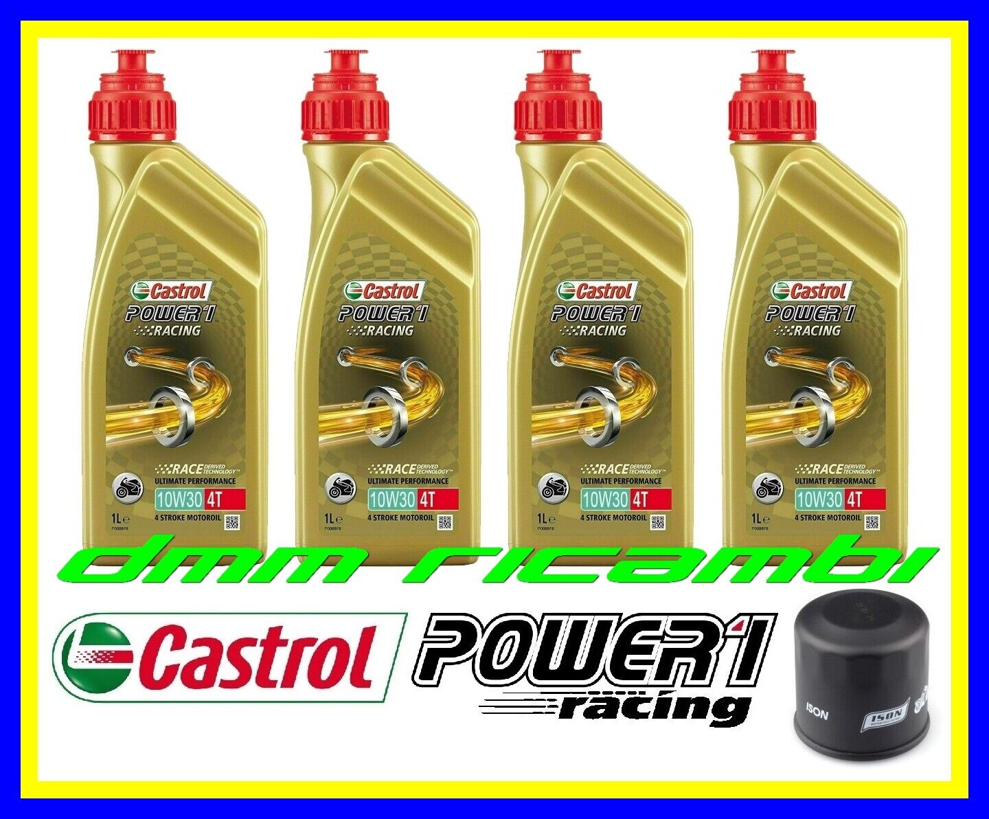 Kit Tagliando HONDA NC 750 INTEGRA 19>20 Olio CASTROL RACING 10W30 2019 2020