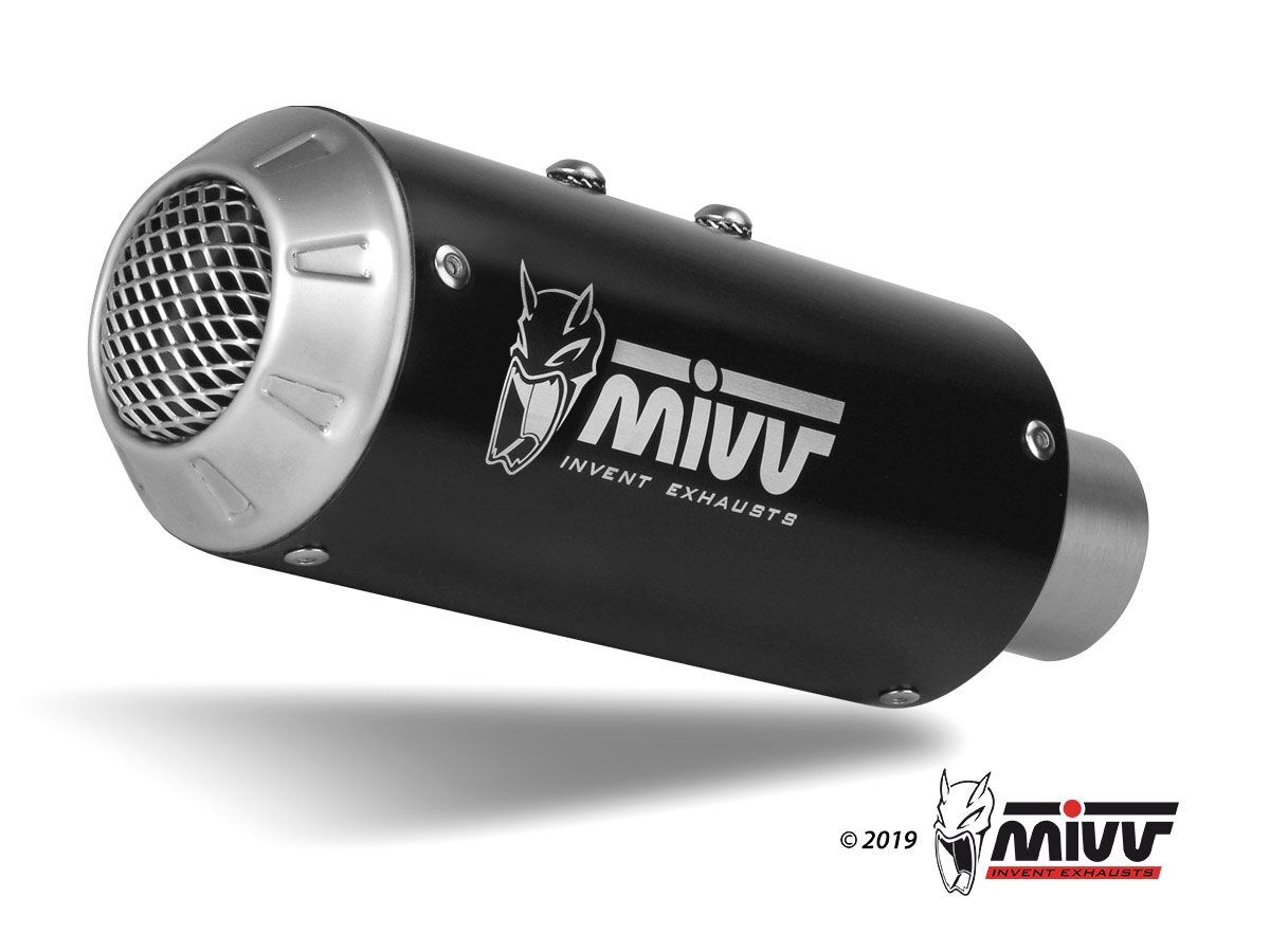 TERMINALE MIVV MK3 INOX NERO PER Z 900 2017-2019