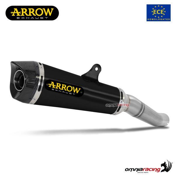 Arrow exhaust X-Kone black steel alloy approved for Honda MSX125 Grom 2021>