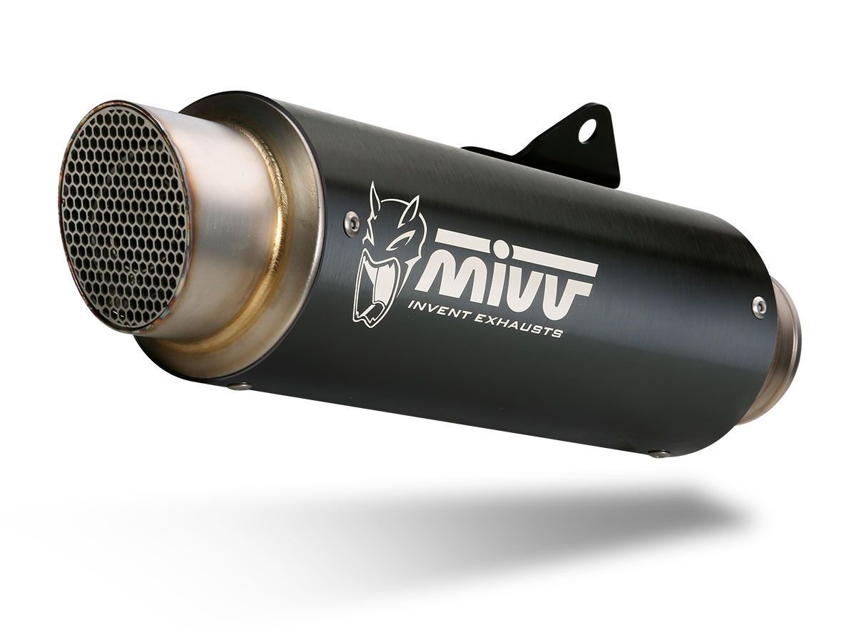 TERMINALE MIVV GP PRO INOX NERO PER RC 390 2017-2020