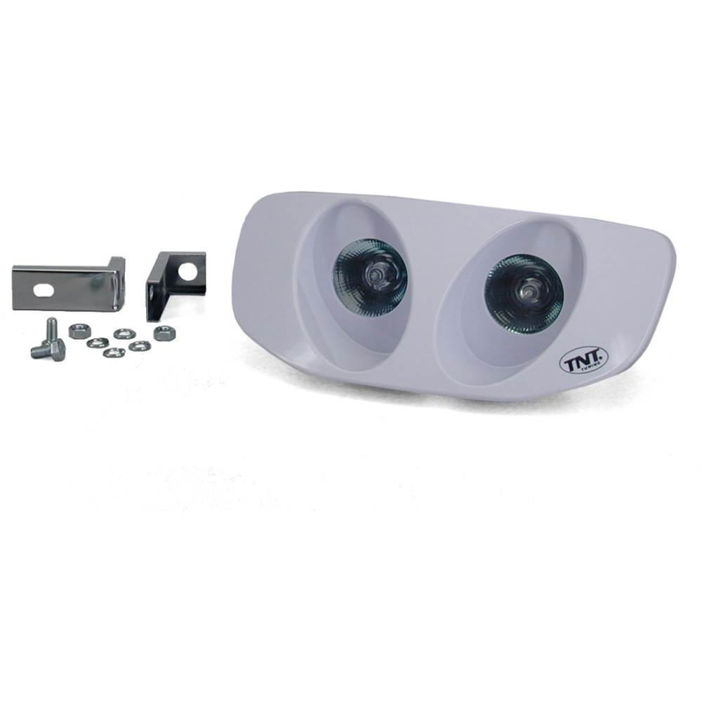 MASCHERA DOPPIO FARO ALOGENO BIANCO  PIAGGIO 50 TYPHOON 2T 1993-2010