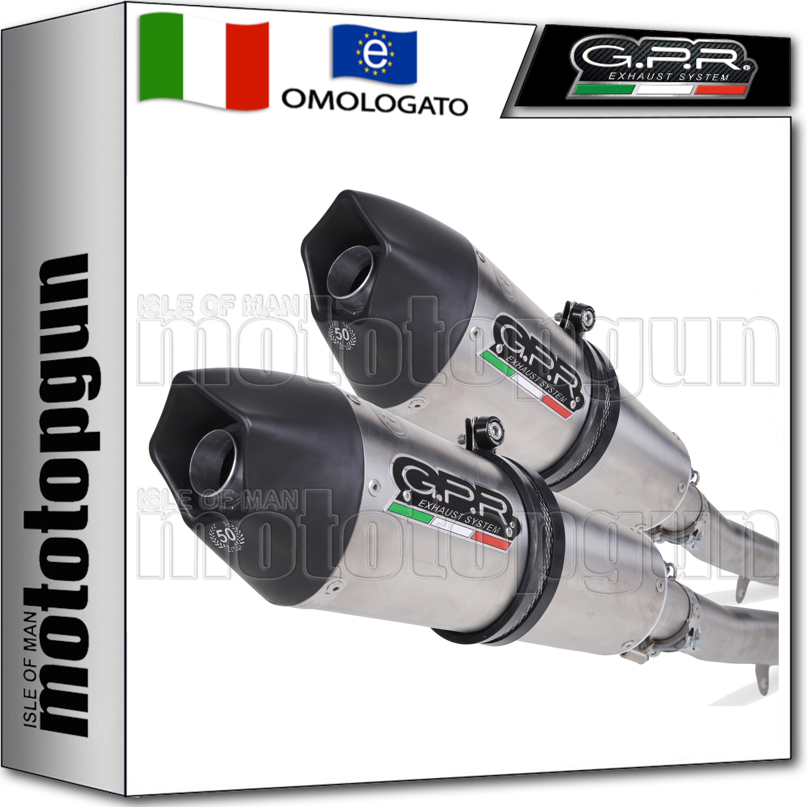 GPR 2 SCARICO HOM GPE ANNIVERSARY TITANIO YAMAHA FZ6 600-FAZER S2 2010 10