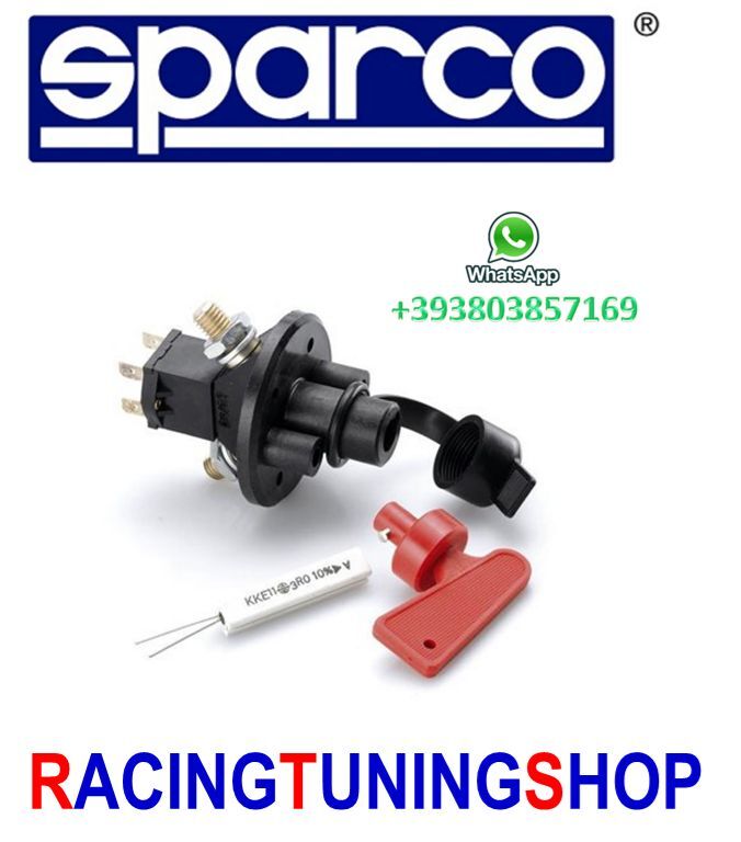 STACCABATTERIA ESAPOLARE SPARCO 01337 BATTERY MASTER SWITCH DESCONECTADOR BATERI