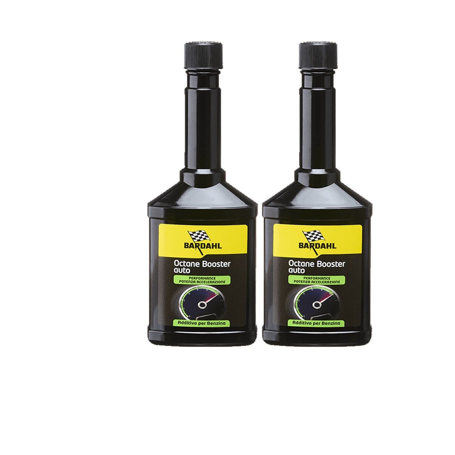 Bardahl Additivo Motore Benzina Auto Octane Booster Elevatore Ottani 2x250ML