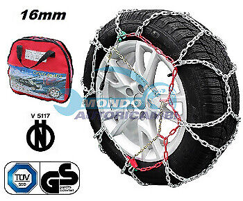 CATENE DA NEVE 4x4 SUV 16MM 185/80 R16 OMOLOGATE V5117