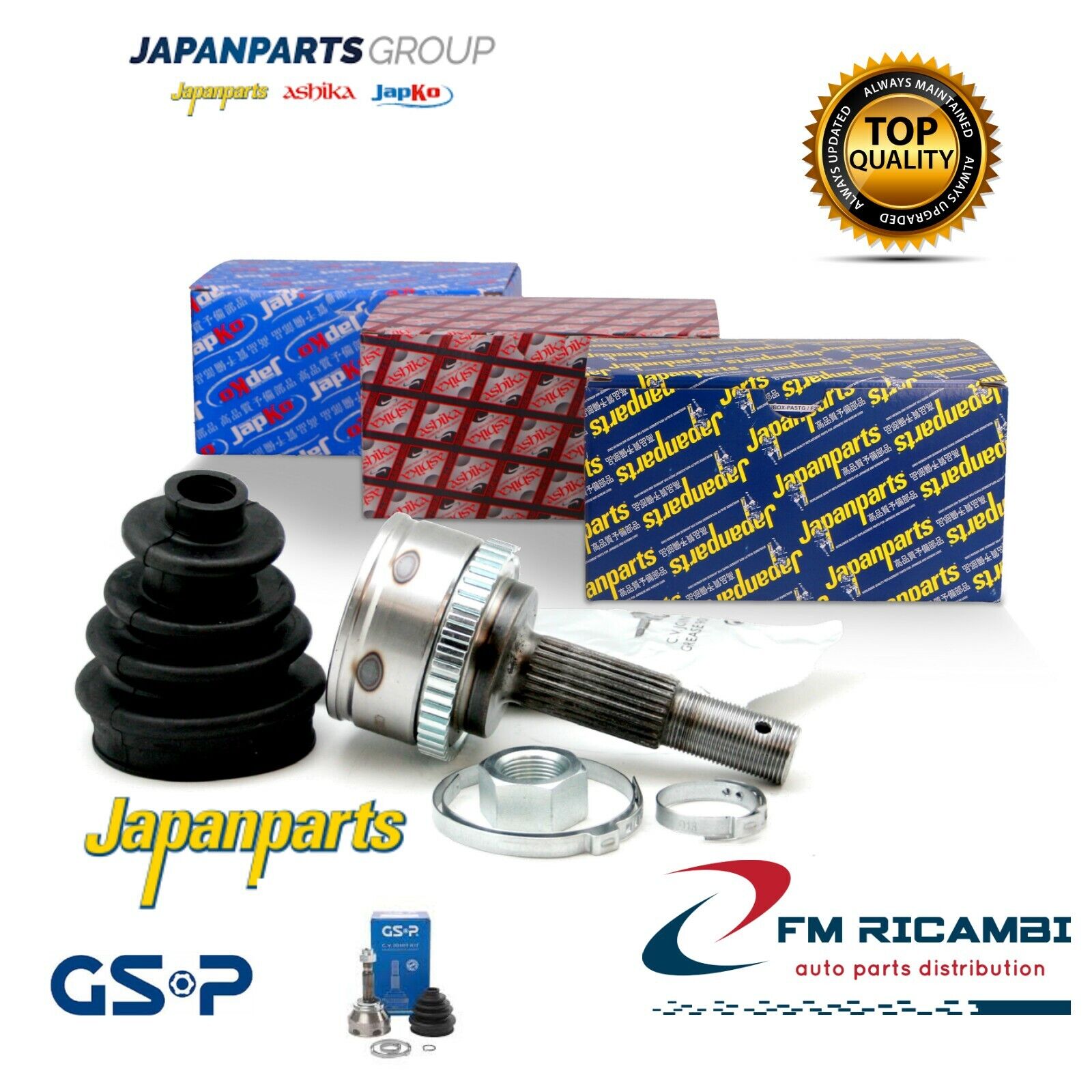 GI-0020 JAPANPARTS Giunto omocinetico AUDI A2 (8Z0)  2000 2005kw 55 c