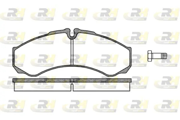 Pastiglie freno Assale anteriore 2651.10 ROADHOUSE per IVECO RENAULT