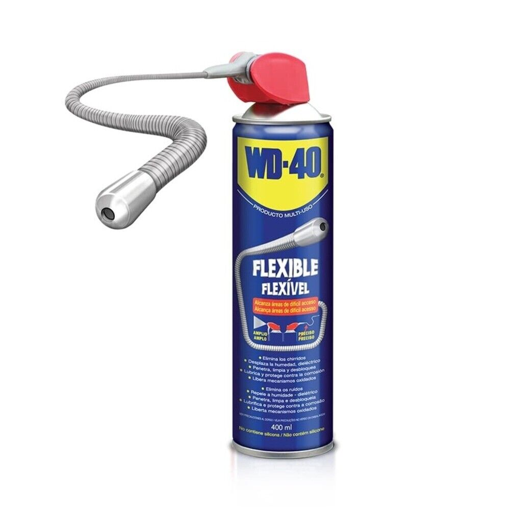 Multiuso WD-40 Sistema Professionale Flessibile 400Ml Per Moto Ricambi
