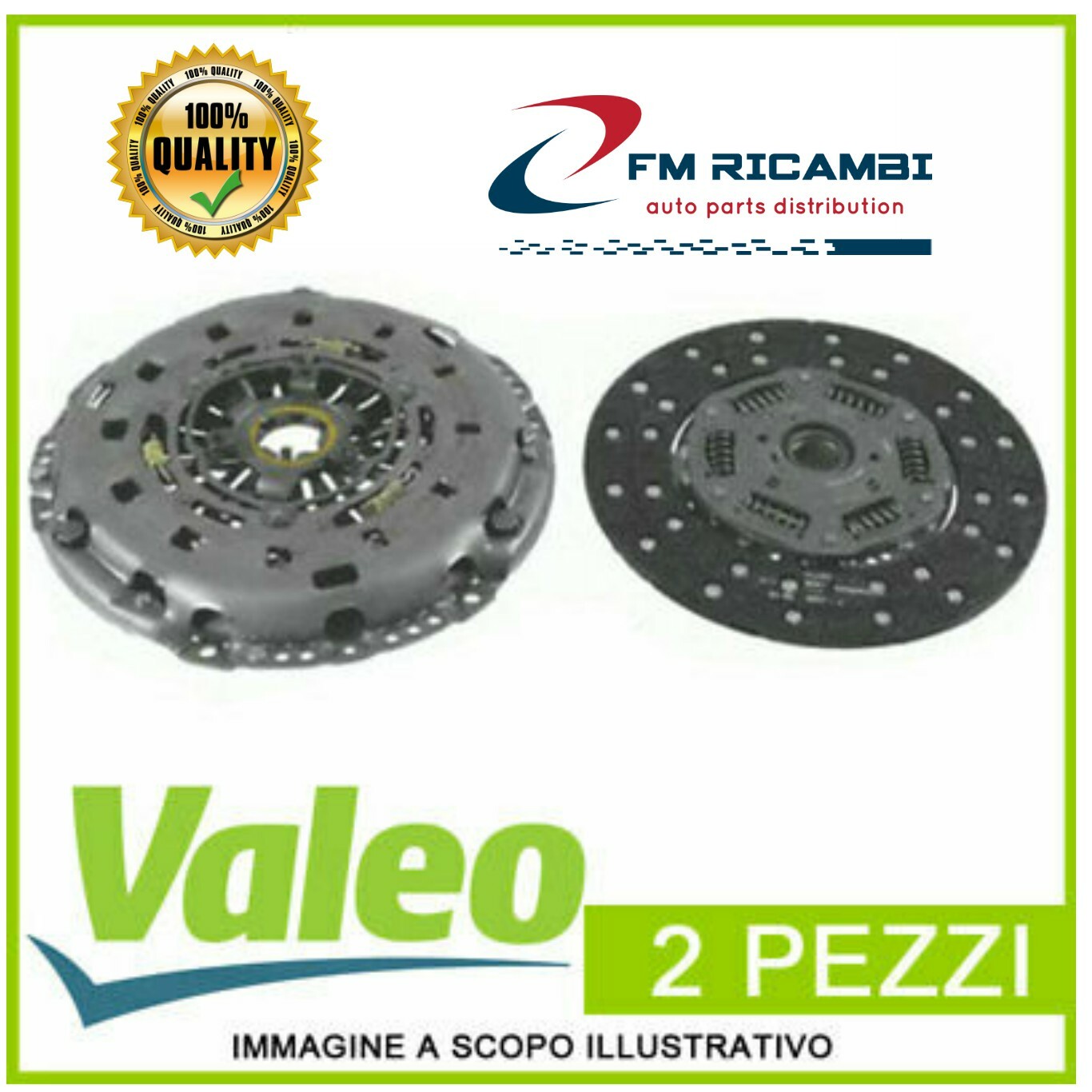 826714 VALEO KIT FRIZIONE 2Pz(NO CUS.)FORD FOCUS 2,0 TDci 04->