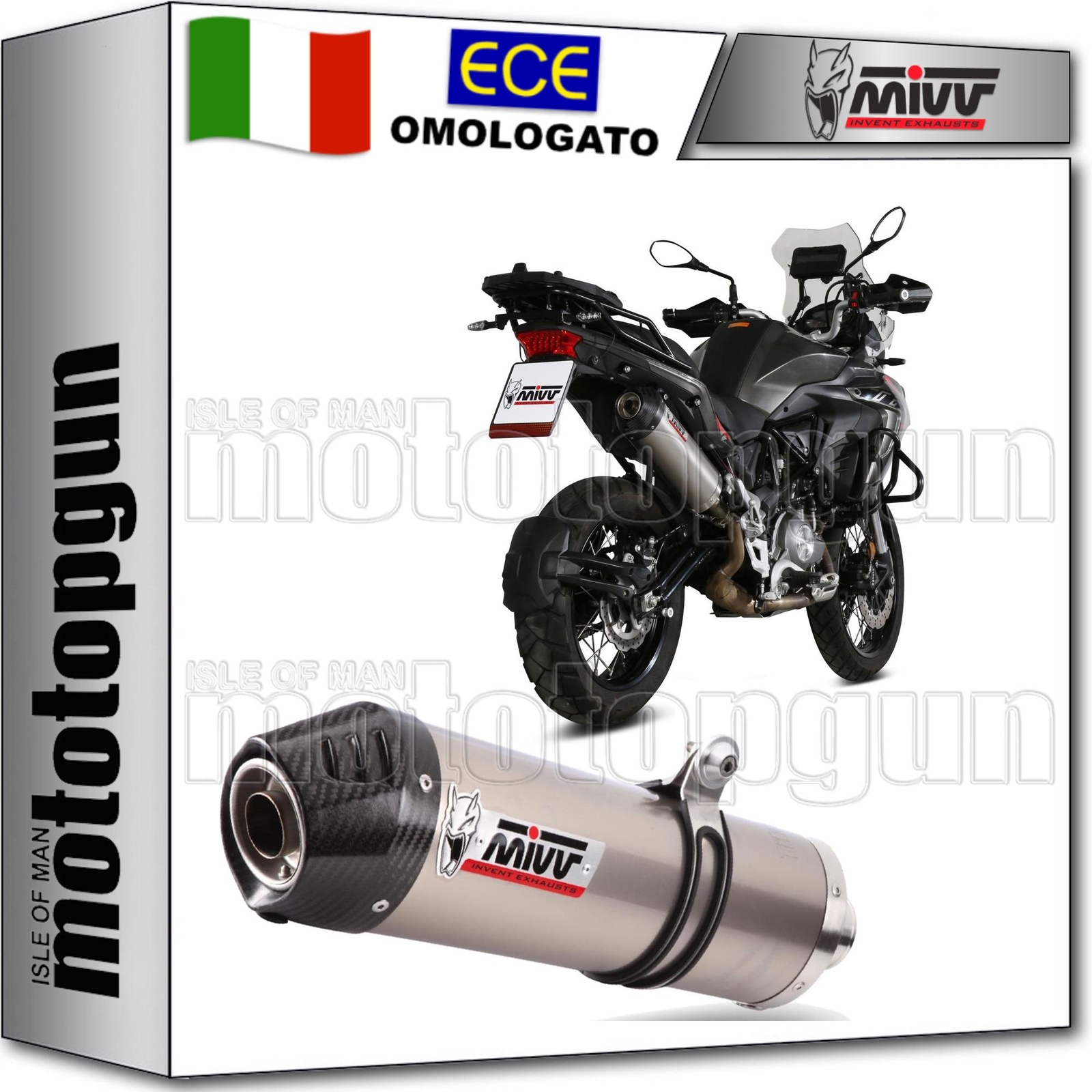 MIVV SCARICO OMOLOGATO CAT-OEM OVAL TITANIO C BENELLI TRK 502 X 2022 22