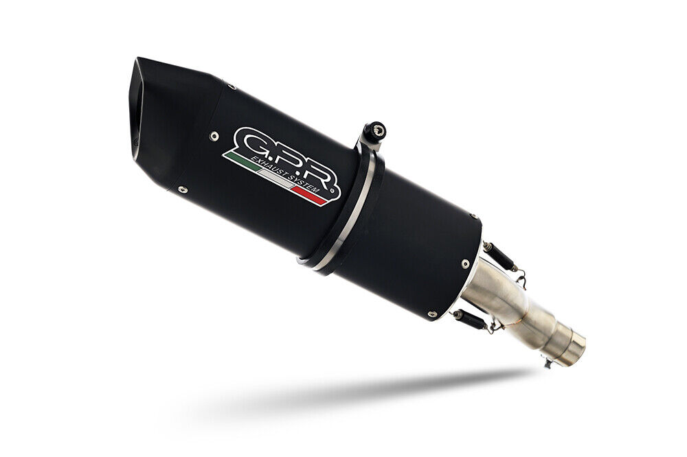 GPR exhaust approved matte black Furore Triumph Speed Triple 955 1998-2001