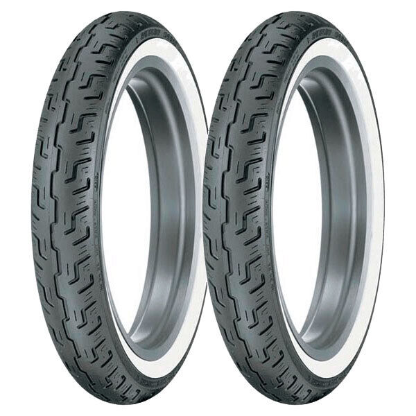 COPPIA GOMME DUNLOP 100/90-19 57H + 150/80-16 71H D401 WWW H.D.