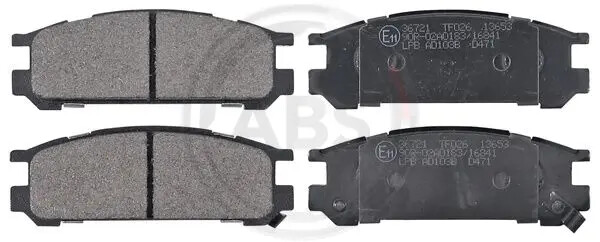 Pastiglie freno 36721 A.B.S. per SUBARU LEGACY I LEGACY I Familiare LEGACY II