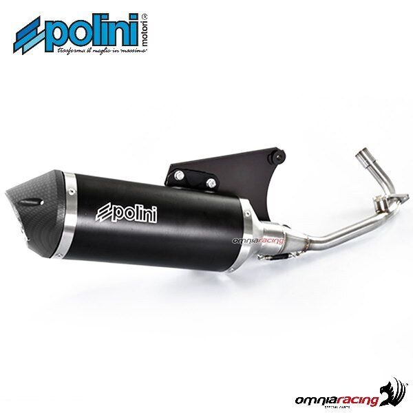 Polini steel full exhaust system for Vespa 150 Primavera iGET 3V ie E4